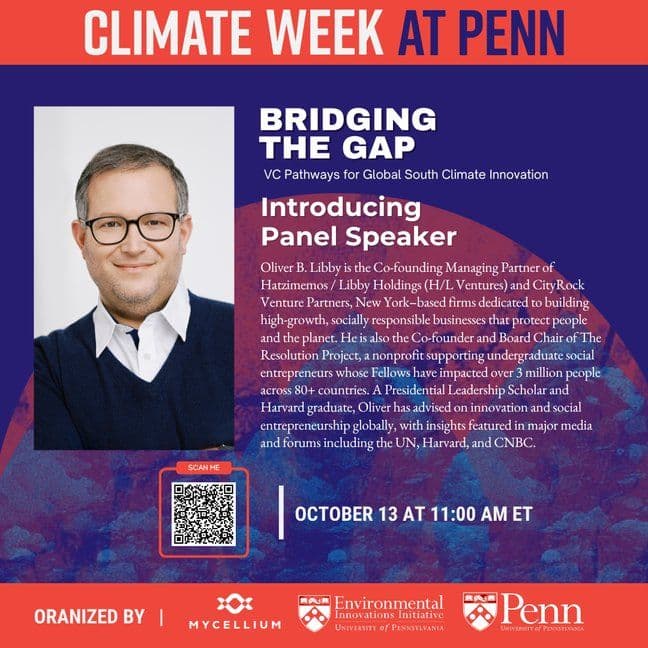 Climate Week at Penn 2025 session poster (6)